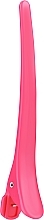 Затискач для волосся 11,8 см, рожевий - Bifull Professional — фото N1