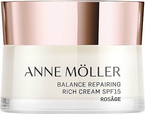  Крем для нормальної шкіри обличчя   - Anne Moller Rosage Balance Repairing Rich Cream Spf15 — фото N1