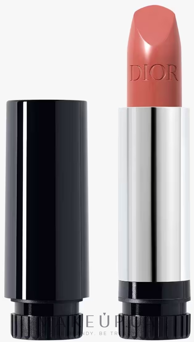Сменный блок помады для губ - Dior Rouge Lipstick Refill — фото 100 - Nude Look - Satin