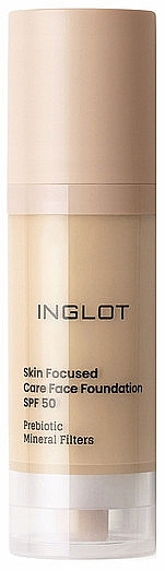 Тональна основа - Inglot Skin Focused Care Face Foundation SPF50 — фото N1