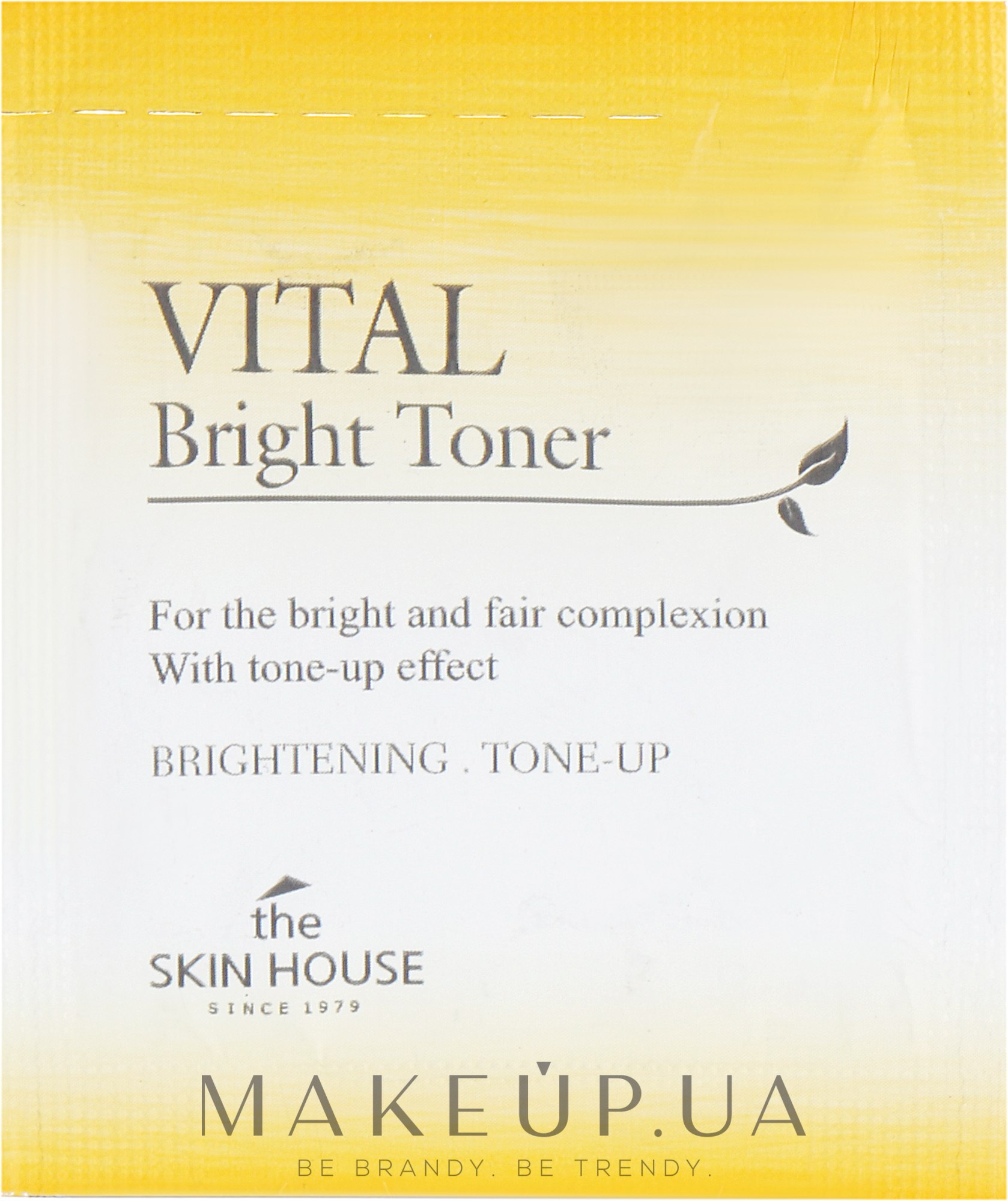 Тонер для ровного тона лица - The Skin House Vital Bright Toner (пробник) — фото 2ml