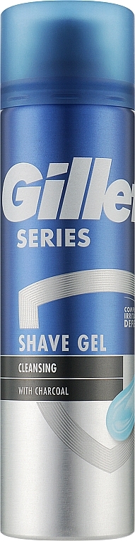 Очищувальний гель для гоління - Gillette Series Charcoal Cleansing Shave Gel — фото N8