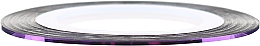 Голографическая лента для дизайна ногтей, фиолетовая - Deni Carte — фото N1