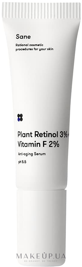 Сироватка для обличчя з ретинолом - Sane Plant Retinol 3% Anti-aging Serum pH 5.5 — фото 10ml