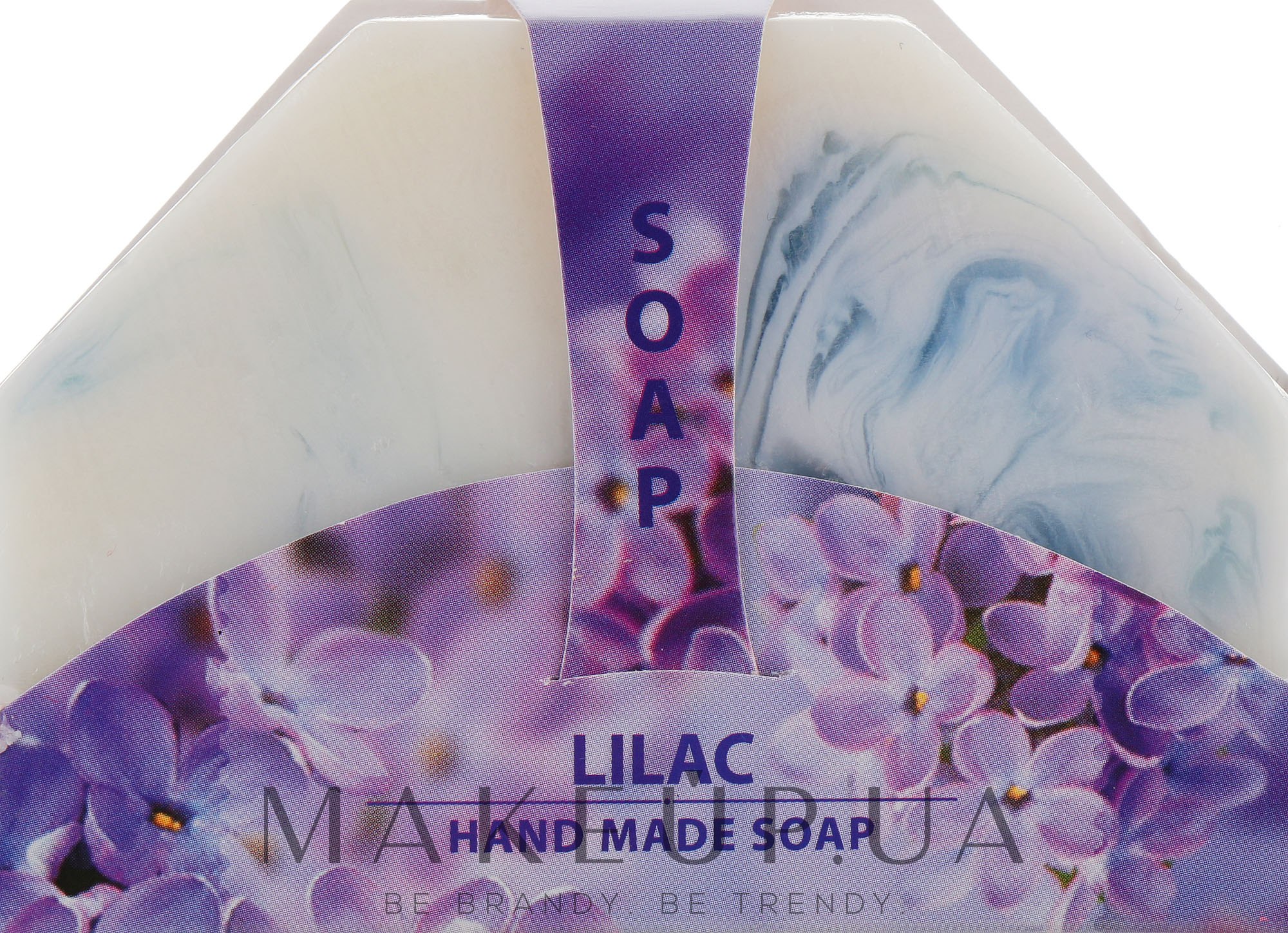 Гліцеринове мило ручної роботи нарізане "Бузок" - BioFresh Glycerin Soap Lilac — фото 80g