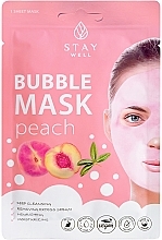 Маска для лица - Stay Well Deep Cleansing Bubble Peach — фото N1