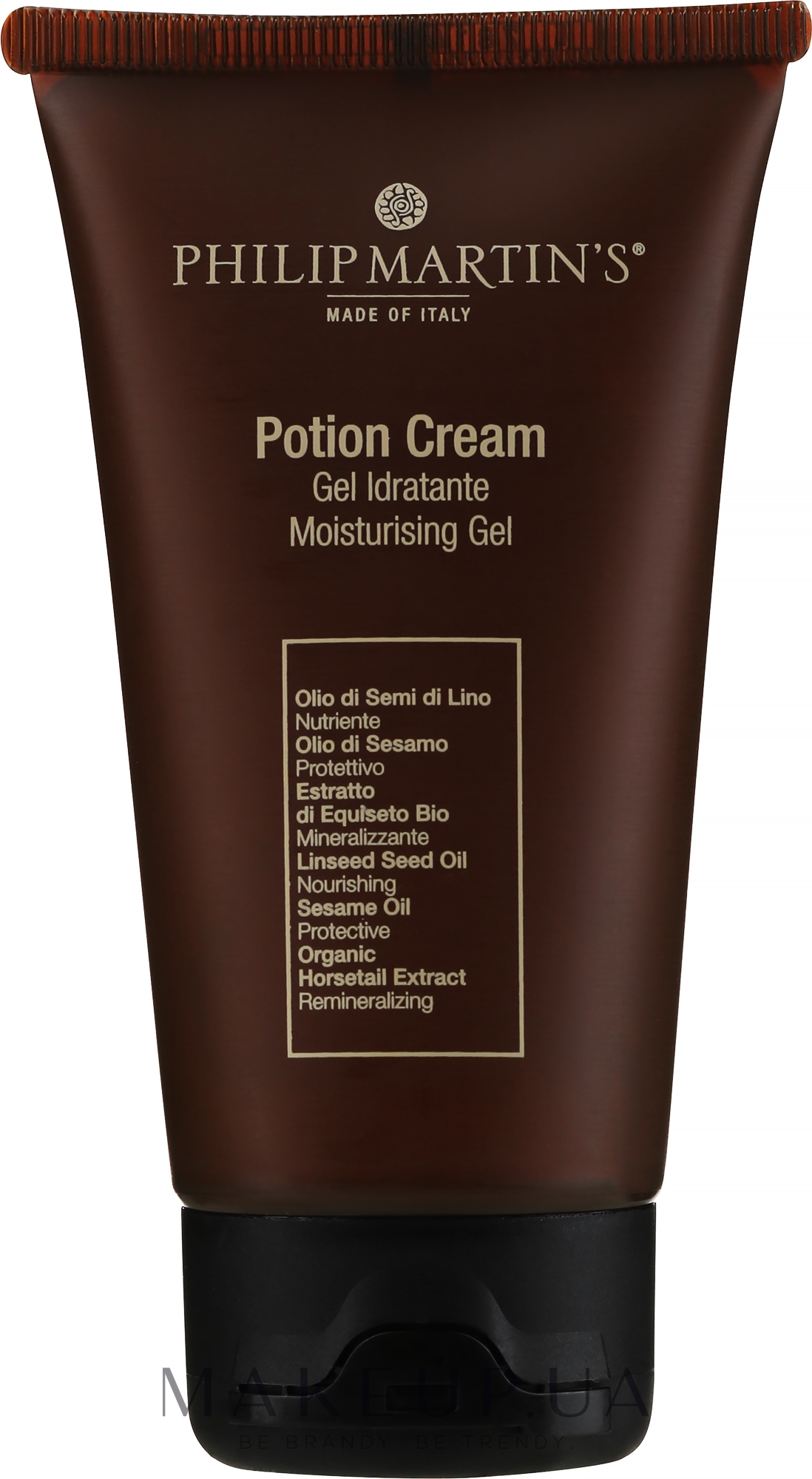 Зволожувальний  крем для в'юнкого волосся - Philip Martin`s Potion Cream Moisturizing Gel — фото 75ml