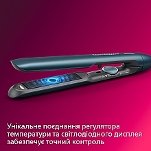 Стайлер для волосся, синьо-зелений металік - Philips Straightener Series 7000 BHS732/00 — фото N11