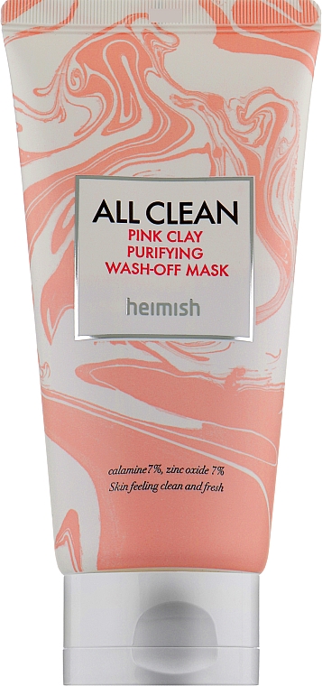 Очищающая глиняная маска - Heimish All Clean Pink Clay Purifying Wash Off Mask