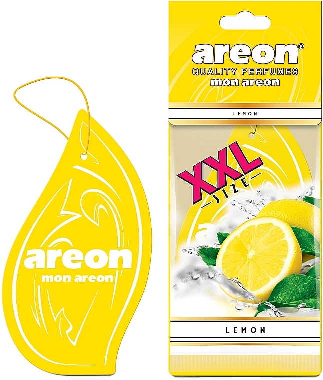 Ароматизатор для автомобиля "Лимон" - Areon Mon Lemon XXL — фото N1