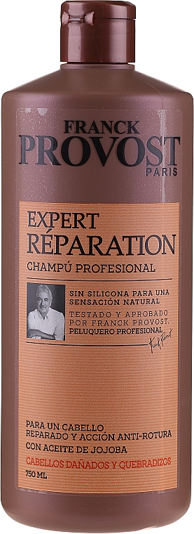 Шампунь для поврежденных волос - Franck Provost Paris Expert Reparation Shampoo
