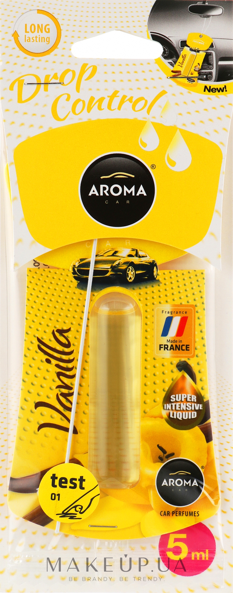 Ароматизатор для авто "Ваниль" - Aroma Car Drop Control Vanilia — фото 5ml