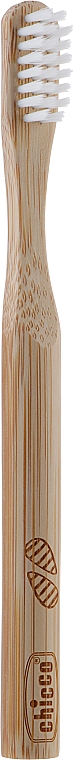 Бамбукова зубна щітка, зелена - Chicco — фото N1