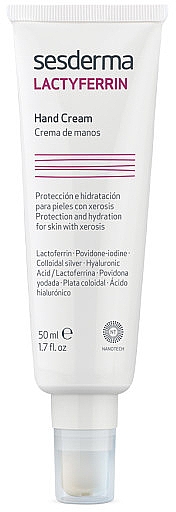 Крем для рук - SesDerma Laboratories Lactyferrin Cream Manos — фото N1