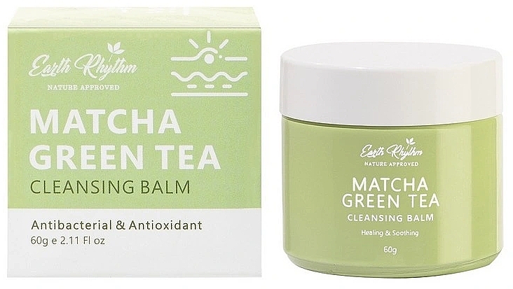 Очищувальний бальзам із зеленим чаєм - Earth Rhythm Matcha Green Tea Cleansing Balm — фото N3