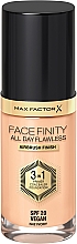 Духи, Парфюмерия, косметика УЦЕНКА Тональная основа - Max Factor Facefinity All Day Flawless 3-in-1 Foundation SPF 20 *