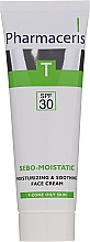 Увлажняющий крем для кожи лица после анти-акне терапии - Pharmaceris T Sebo-Moistatic Cream SPF30 — фото N3