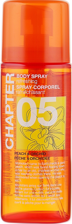 Спрей для тіла "Персик та орхідея" - Mades Cosmetics Chapter 05 Body Spray