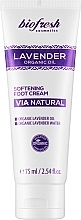 Духи, Парфюмерия, косметика Смягчающий крем для ног - BioFresh Lavender Organic Oil Softening Foot Cream