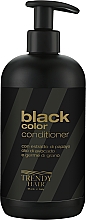 Кондиционер для нейтрализации желтизны осветленных волос - Trendy Hair Black Color Conditioner — фото N1