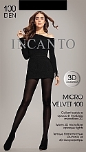 Духи, Парфюмерия, косметика Колготки для женщин "Micro Velvet" 100 Den, nero - Incanto