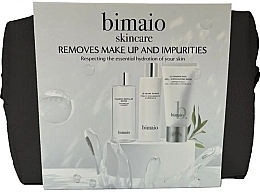 Духи, Парфюмерия, косметика Набор "Очищающая линия" - Bimaio Cleanser Line (micellar/water/200ml + gel/200ml + tonic/200ml)