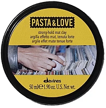 Духи, Парфюмерия, косметика Матирующая глина для волос сильной фиксации - Davines Pasta & Love Strong-Hold Mat Clay