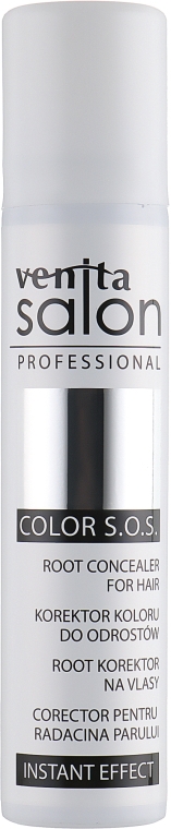 Спрей для волосся - Venita Salon Professional Root Concealer Dark & Black Hair — фото N2