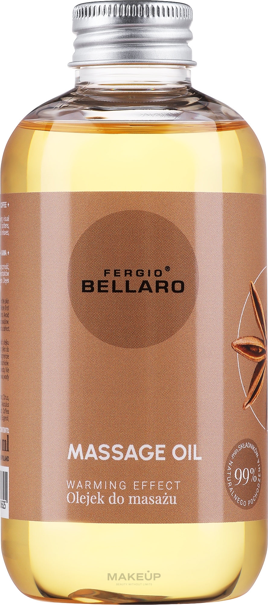 Массажное масло - Fergio Bellaro Massage Oil Slm Effect — фото 200ml