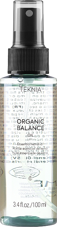 Эфирное масло кенди для питания и смягчения волос и кожи - Lakme Teknia Organic Balance Oil — фото N1