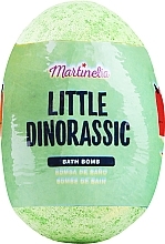 Вируюче яйце для ванн із сюрпризом, зелене - Martinelia Little Dinorassic Bath Bomb — фото N1