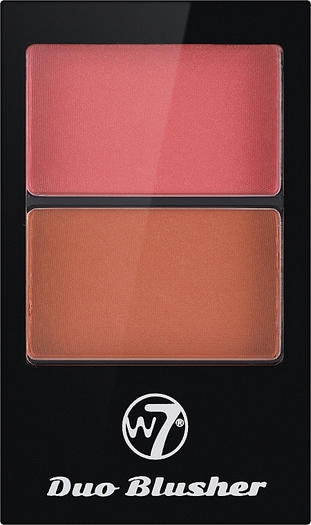 Компактная пудра-румяна для лица - W7 Duo Powder Blusher — фото N2