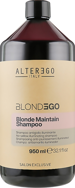 Шампунь против желтизны для осветленных волос - Alter Ego Blondego Blonde Maintain Shampoo — фото N2