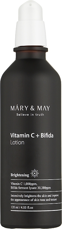 Лосьйон з біфідобактеріями та вітаміном С - Mary & May Vitamin C + Bifida Lotion