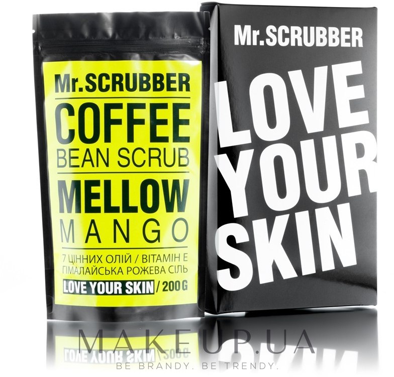 Кавовий скраб для тіла - Mr.Scrubber Mellow Mango Scrub — фото 200g