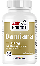 Харчова добавка «Даміана», 450 мг - ZeinPharma — фото N1