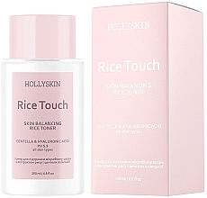 Тонер для підтримки мікробіому шкіри з екстрактом центели азійської і рисом - Hollyskin Rice Touch — фото N1