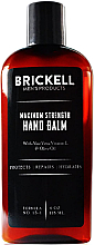 Духи, Парфюмерия, косметика Бальзам для рук - Brickell Men's Products Maximum Strength Hand Balm
