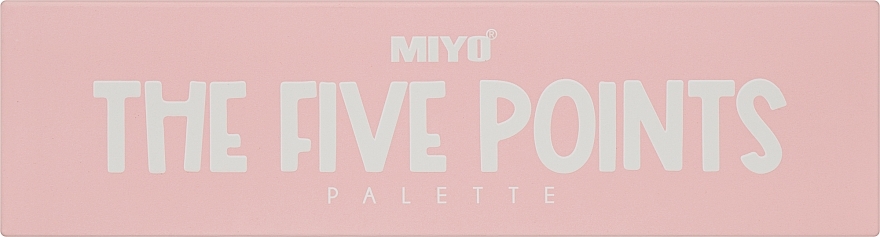 УЦЕНКА Палетка теней для век - Miyo Five Points Palette * — фото N3