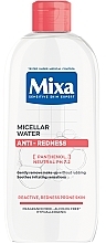 Парфумерія, косметика Міцелярна вода проти подразнень для чутливої шкіри обличчя - Mixa Anti-redness Micellar Water Anti-irritation