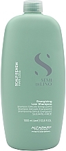 Шампунь для слабкого й схильного до випадання волосся - Alfaparf Semi De Lino Scalp Renew Energising Low Shampoo — фото N1