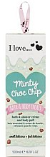 Духи, Парфюмерия, косметика Набор - I Love... Chocolate Minty Choc Chip (sh/cr/500ml + b/puff)