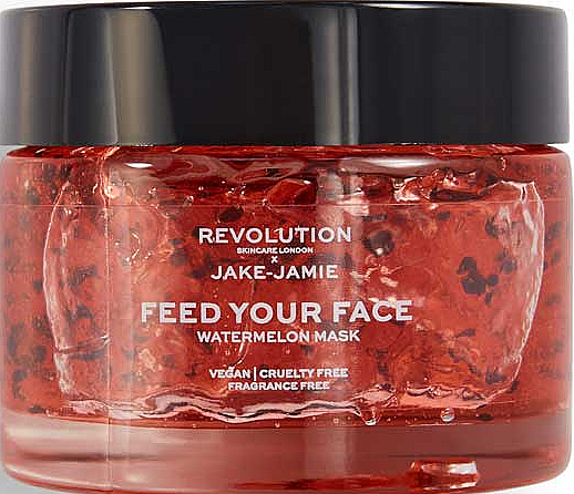 Маска для обличчя "Кавун" - Revolution Skincare Hydrating mask x Jake-Jamie Feed Your Face — фото N1