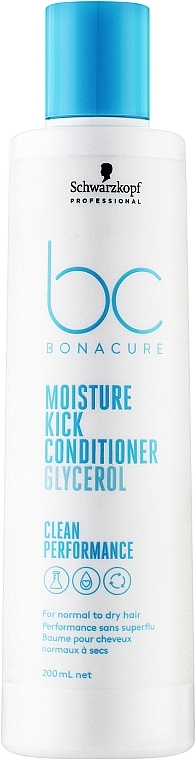 Кондиционер для нормальных и сухих волос - Schwarzkopf Professional Bonacure Moisture Kick Conditioner Glycerol