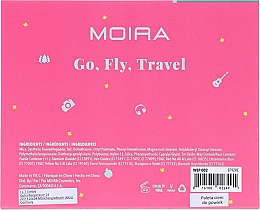 Палетка тіней для повік - Moira Happy Go, Fly, Travel Shadow Palette — фото N3