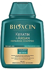 Восстанавливающий шампунь с кератином и арганой - Bioxcin Keratin & Argan Recovery Shampoo — фото N1