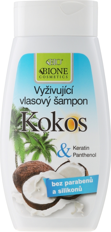 Шампунь для волос "Кокос" - Bione Cosmetics Coconut Nourishing Shampoo — фото N1