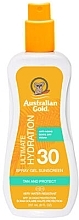 Духи, Парфюмерия, косметика Спрей-гель для загара - Australian Gold Unisex Sunscreen SPF30 Spray Gel
