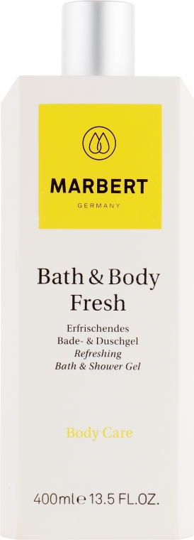 Гель для душа с освежающим ароматом цитрусовых - Marbert Bath & Body Fresh Refreshing Shower Gel  — фото N4