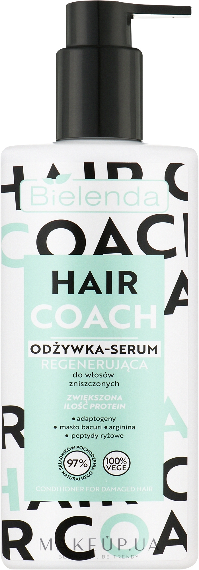 Відновлювальна сироватка-кондиціонер для волосся - Bielenda Hair Coach Conditioner For Damage Hair — фото 280ml